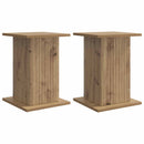 vidaXL Növényállvány 2 pcs Kézműves Tölgy 30,5 x 30 x 43 cm Szerelt Fa