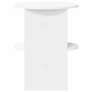vidaXL Oldalsó szekrény 2 pcs Fehér Ø40 x 50 cm Mérnöki fa