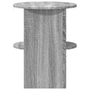 vidaXL Oldalsó szekrény 2 pcs Szürke Sonoma Ø40 x 50 cm Mérnöki fa