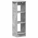vidaXL Oldalsó szekrény Beton Szürke 40 x 40 x 100 cm Mérnöki fa