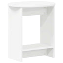 vidaXL Oldal asztal Fehér 50 x 39,5 x 55 cm Szerelt Fa