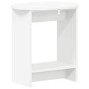 vidaXL Oldal asztal Fehér 50 x 39,5 x 55 cm Szerelt Fa