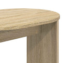 vidaXL Oldal asztal Sonoma Tölgy 50 x 39,5 x 55 cm Szerelt Fa