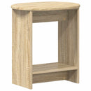 vidaXL Oldal asztal Sonoma Tölgy 50 x 39,5 x 55 cm Szerelt Fa