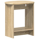 vidaXL Oldal asztal Sonoma Tölgy 50 x 39,5 x 55 cm Szerelt Fa