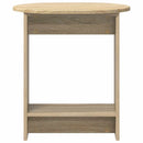 vidaXL Oldal asztal Sonoma Tölgy 50 x 39,5 x 55 cm Szerelt Fa
