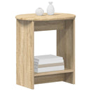 vidaXL Oldal asztal Sonoma Tölgy 50 x 39,5 x 55 cm Szerelt Fa