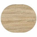 vidaXL Oldal asztal Sonoma Tölgy 50 x 39,5 x 55 cm Szerelt Fa