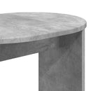 vidaXL Oldal asztal Betonszürke 50 x 39,5 x 55 cm Szerelt Fa