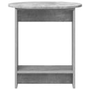vidaXL Oldal asztal Betonszürke 50 x 39,5 x 55 cm Szerelt Fa
