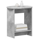 vidaXL Oldal asztal Betonszürke 50 x 39,5 x 55 cm Szerelt Fa