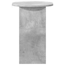 vidaXL Oldal asztal Betonszürke 50 x 39,5 x 55 cm Szerelt Fa