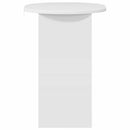 vidaXL Oldal asztal Magasfényű Fehér 50 x 39,5 x 55 cm Szerelt Fa
