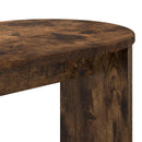 vidaXL Oldal asztal Füstös Tölgy 50 x 39,5 x 55 cm Szerelt Fa
