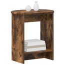 vidaXL Oldal asztal Füstös Tölgy 50 x 39,5 x 55 cm Szerelt Fa