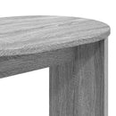 vidaXL Oldal asztal Szürke Sonoma 50 x 39,5 x 55 cm Szerelt Fa