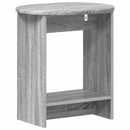 vidaXL Oldal asztal Szürke Sonoma 50 x 39,5 x 55 cm Szerelt Fa