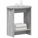 vidaXL Oldal asztal Szürke Sonoma 50 x 39,5 x 55 cm Szerelt Fa