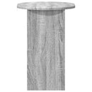 vidaXL Oldal asztal Szürke Sonoma 50 x 39,5 x 55 cm Szerelt Fa
