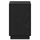 vidaXL Oldal asztal Fekete Tölgy 60 x 40 x 65 cm Szerelt Fa