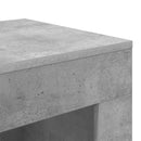 vidaXL Oldal asztal Betonszürke 60 x 40 x 65 cm Szerelt Fa