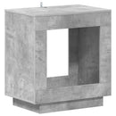 vidaXL Oldal asztal Betonszürke 60 x 40 x 65 cm Szerelt Fa