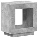 vidaXL Oldal asztal Betonszürke 60 x 40 x 65 cm Szerelt Fa