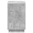 vidaXL Oldal asztal Betonszürke 60 x 40 x 65 cm Szerelt Fa