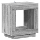 vidaXL Oldal asztal Szürke Sonoma 60 x 40 x 65 cm Szerelt Fa