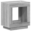 vidaXL Oldal asztal Szürke Sonoma 60 x 40 x 65 cm Szerelt Fa