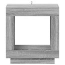 vidaXL Oldal asztal Szürke Sonoma 60 x 40 x 65 cm Szerelt Fa