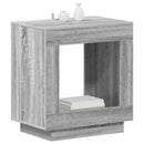 vidaXL Oldal asztal Szürke Sonoma 60 x 40 x 65 cm Szerelt Fa