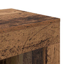 vidaXL Oldal asztal Antik Fa 60 x 40 x 65 cm Szerelt Fa