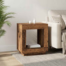 vidaXL Oldal asztal Antik Fa 60 x 40 x 65 cm Szerelt Fa
