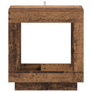 vidaXL Oldal asztal Antik Fa 60 x 40 x 65 cm Szerelt Fa