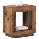 vidaXL Oldal asztal Antik Fa 60 x 40 x 65 cm Szerelt Fa
