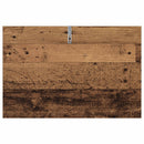 vidaXL Oldal asztal Antik Fa 60 x 40 x 65 cm Szerelt Fa