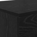 vidaXL Coffee Table Fekete Tölgy 99.5 x 50 x 50 cm Szerelt Fa