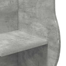 vidaXL Sarokpolc polcokkal Betonszürke 34 x 33 x 102 cm Szerelt Fa