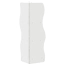 vidaXL Sarokpolc polcokkal Betonszürke 34 x 33 x 102 cm Szerelt Fa