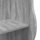 vidaXL Sarokpolc polcokkal Szürke Sonoma 34 x 33 x 102 cm Szerelt Fa