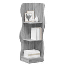 vidaXL Sarokpolc polcokkal Szürke Sonoma 34 x 33 x 102 cm Szerelt Fa
