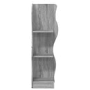 vidaXL Sarokpolc polcokkal Szürke Sonoma 34 x 33 x 102 cm Szerelt Fa