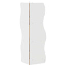 vidaXL Sarokpolc polcokkal Antik Fa 34 x 33 x 102 cm Szerelt Fa