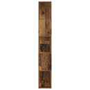 vidaXL Könyvespolc Öreg fa 80 x 24 x 159 cm Faanyag
