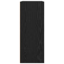 vidaXL Könyvespolc Fekete tölgy 60 x 30 x 76.5 cm Faanyag