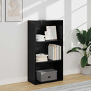 vidaXL Könyvespolc Fekete tölgy 60 x 30 x 114 cm Faanyag