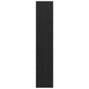 vidaXL Szabadon álló könyvespolc Fekete tölgy 60 x 30 x 151,5 cm