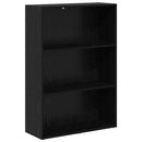 vidaXL Könyvespolc Fekete tölgy 80 x 30 x 114 cm Faanyag