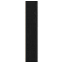 vidaXL Szabadon álló könyvespolc Fekete tölgy 80 x 30 x 152 cm Faanyag